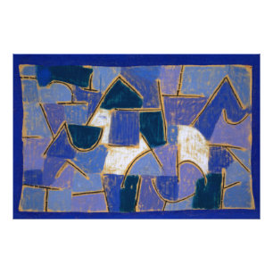 Impression Photo Nuit bleue par Paul Klee