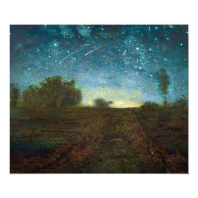 Impression Photo Nuit étoilée par Jean-François Millet (Devant)