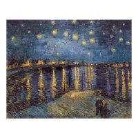 Nuit étoilée sur le Rhône par Vincent Van Gogh