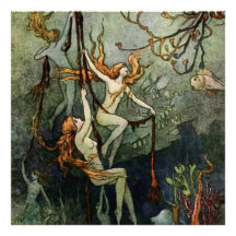 « Nymphes des mers » par Warwick Goble