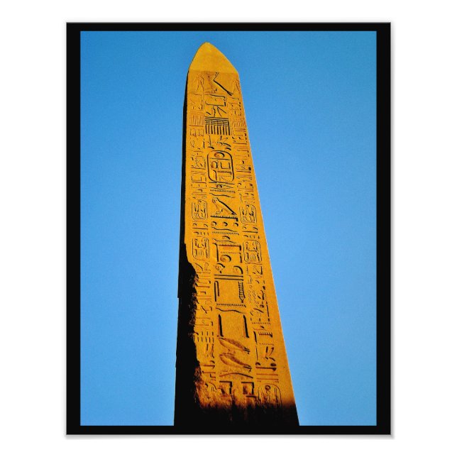 Impression Photo Obelisk du temple de Karnak (Devant)