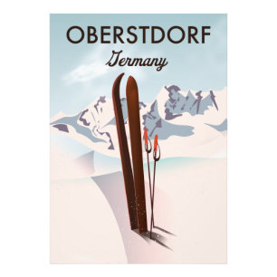 Impression Photo Oberstdorf Allemagne art ski.