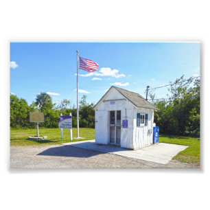 Impression Photo Ochopee, Floride, Poste, Plus petit aux États-Unis