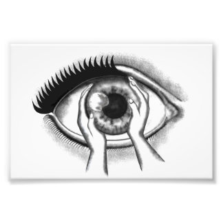 Impression Photo oeil droit - oeil droit