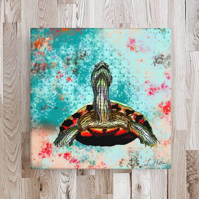 Impression Photo Oeuvre Abstraite de tortue (Créateur téléchargé)