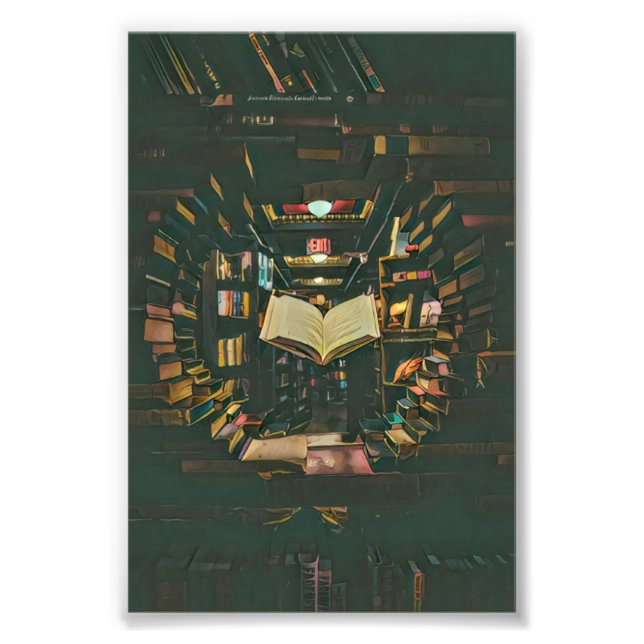 Impression Photo OEuvre d'amoureux du livre (Devant)