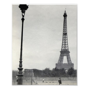Impression Photo Œuvre d'art murale de la Tour Eiffel vintage – Par