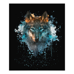 Impression Photo OEuvre de loup bleu