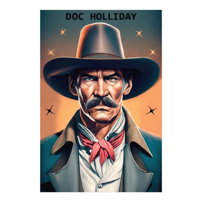 Impression Photo Old West Legend Doc Holliday (Devant)