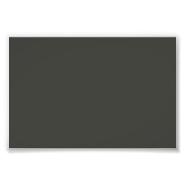 Impression Photo olive noire (couleur solide) (Devant)