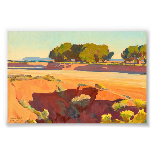 Impression Photo Ombres sur Short Creek par Maynard Dixon (Devant)