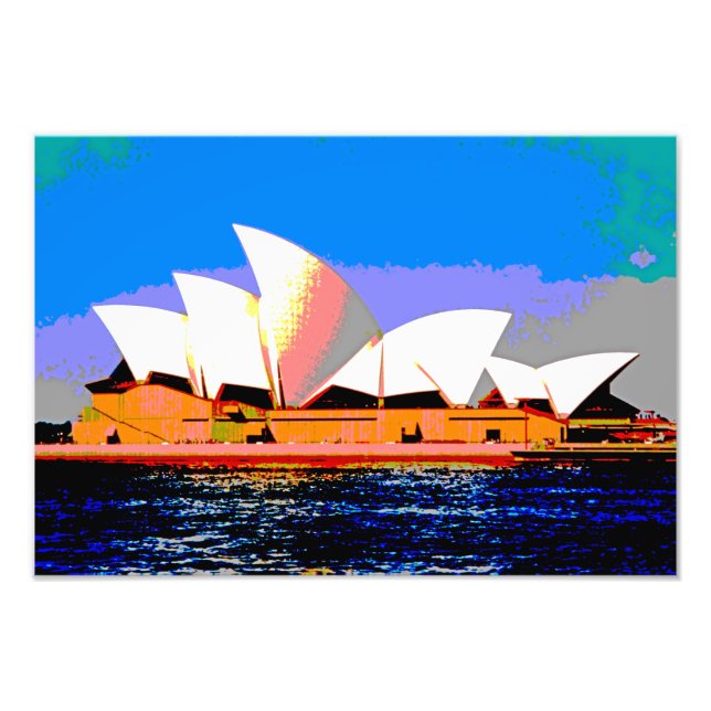 Impression Photo Opéra de Sydney (Devant)