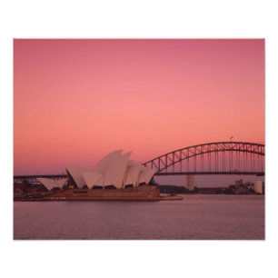 Impression Photo Opéra de Sydney et Harbour, Nouvelle-Galles du Sud