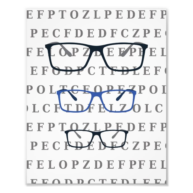 Impression Photo Optician Eye Test Chart and Specs (Devant)