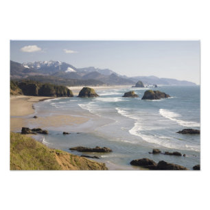 Impression Photo OR, côte de l'Oregon, parc d'État d'Ecola, Crescen