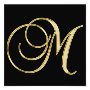 IMPRESSION PHOTO OR NOIR ÉLÉGANT