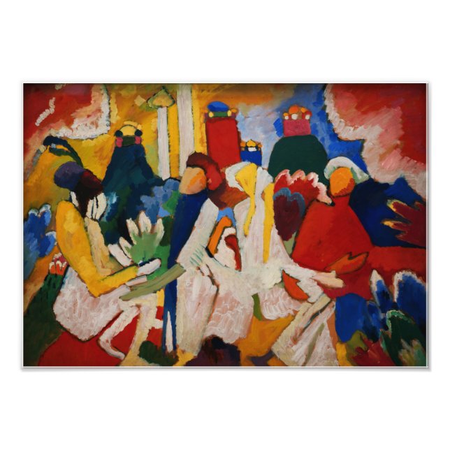 Impression Photo Oriental par Wassily Kandinsky (Devant)