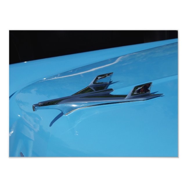 Impression Photo Ornement Chevrolet Bel Air Hood 1956 (Devant)