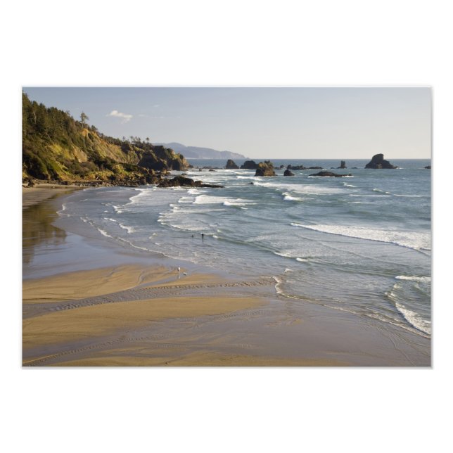 Impression Photo OU, Côte de l'Oregon, Parc d'état Ecola, Indien (Devant)