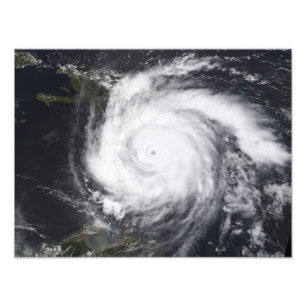 Impression Photo Ouragan Dean dans l'Atlantique et les Caraïbes