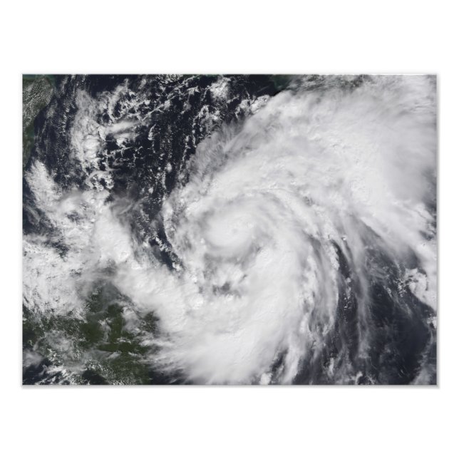 Impression Photo Ouragan Wilma dans l'Atlantique et les Caraïbes (Devant)