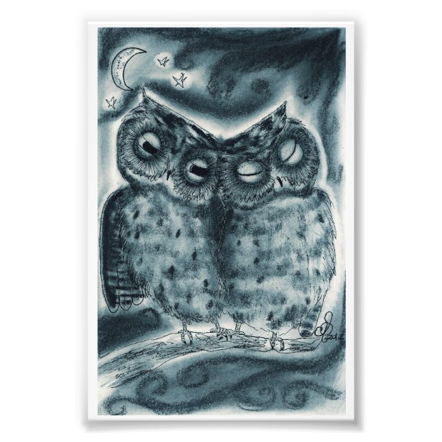 Impression Photo Owl Love (Devant)