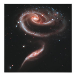 Impression Photo Paire Galaxie Arp 273 (télescope Hubble)