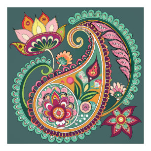 Impression Photo Paisley Patterning