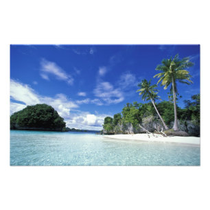 Impression Photo Palaos, Îles Rocheuses, Île Lune de miel, Monde