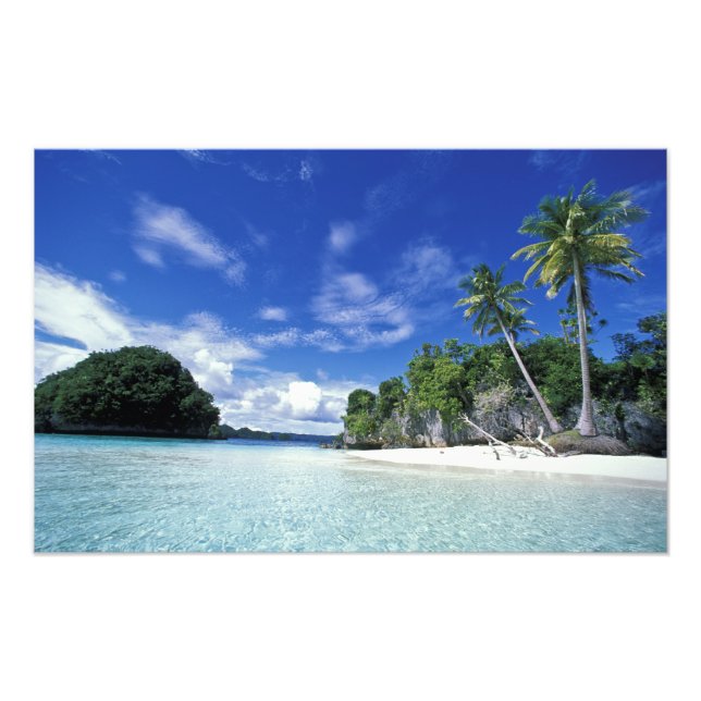 Impression Photo Palaos, Îles Rocheuses, Île Lune de miel, Monde (Devant)