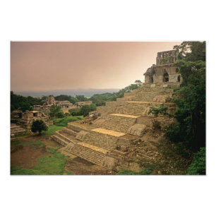 Impression Photo Palenque, Chiapas, Mexique, Maya