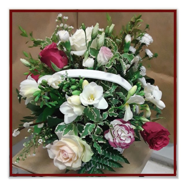 Impression Photo Panier avec poignée (Devant)