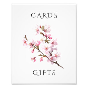 Impression Photo Panneau de Cartes de Mariage et Cadeaux Fleur de C