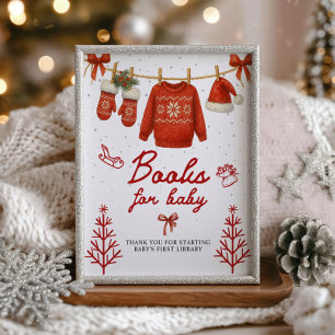 Impression Photo Panneau de Noël Bébé Hiver Santa pour Bébé
