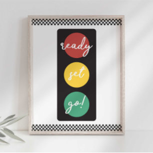 Impression Photo Panneau de voiture de la course de prêt