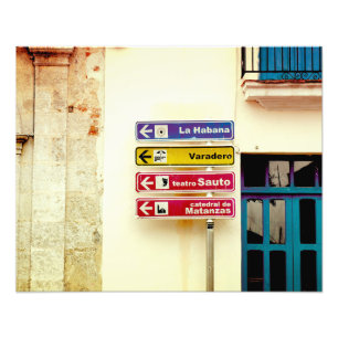 Impression Photo Panneaux de rue cubains   Imprimer