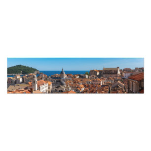 Impression Photo Panorama de la ville de Dubrovnik - Croatie