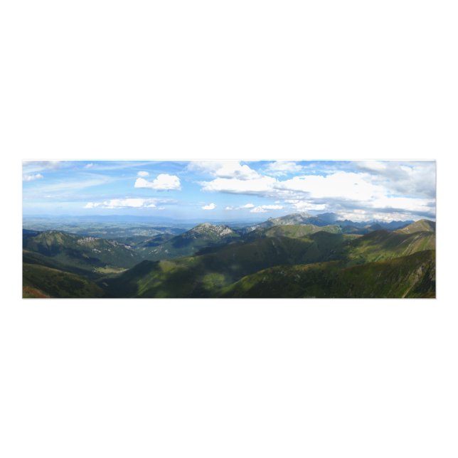 Impression Photo Panorama de Wolowiec, Tatras (Devant)