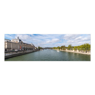 Impression Photo Panoramique du Musée d'Orsay depuis le Pont Royal