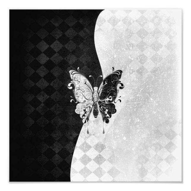 Impression Photo Papillon à deux tons (Devant)