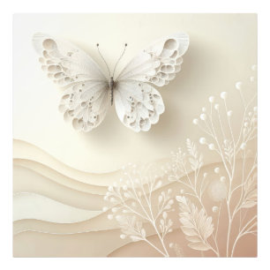 Impression Photo Papillon Art Palette Douce Conception Graphique