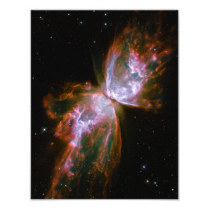 Impression Photo Papillon / Nébuleuse du bogue (télescope Hubble)