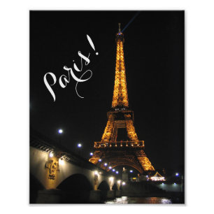 Impression Photo Paris la nuit