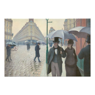Impression Photo Paris Street ; Peinture impressionniste des jours 