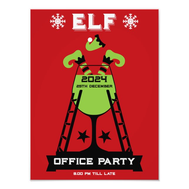 Impression Photo Parti Elf Xmas (Devant)