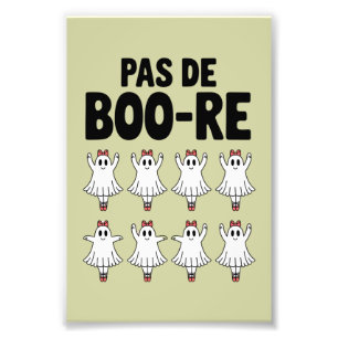 Impression Photo Pas de Boo-re Ballerine Fantôme Halloween Squelett