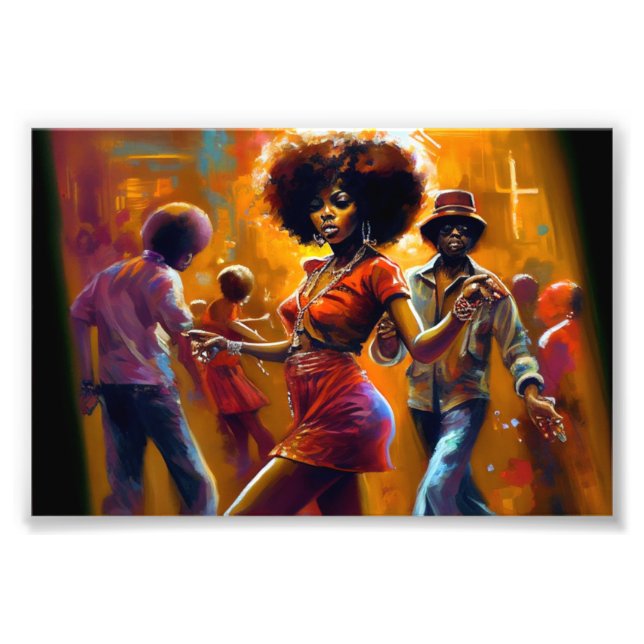 Impression Photo Pas de chance, Art numérique noir (Devant)