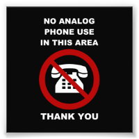 Pas de Merci de téléphones analogiques