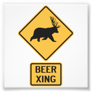 Impression Photo Passage de la bière de cerf d'ours