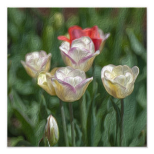 Impression Photo Pastel Tulips